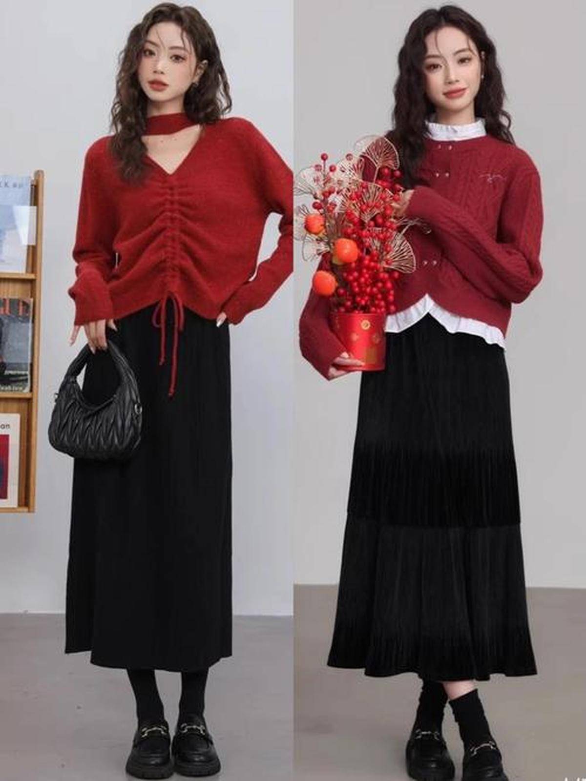 新年喜庆穿搭低调显贵氛围感拉满